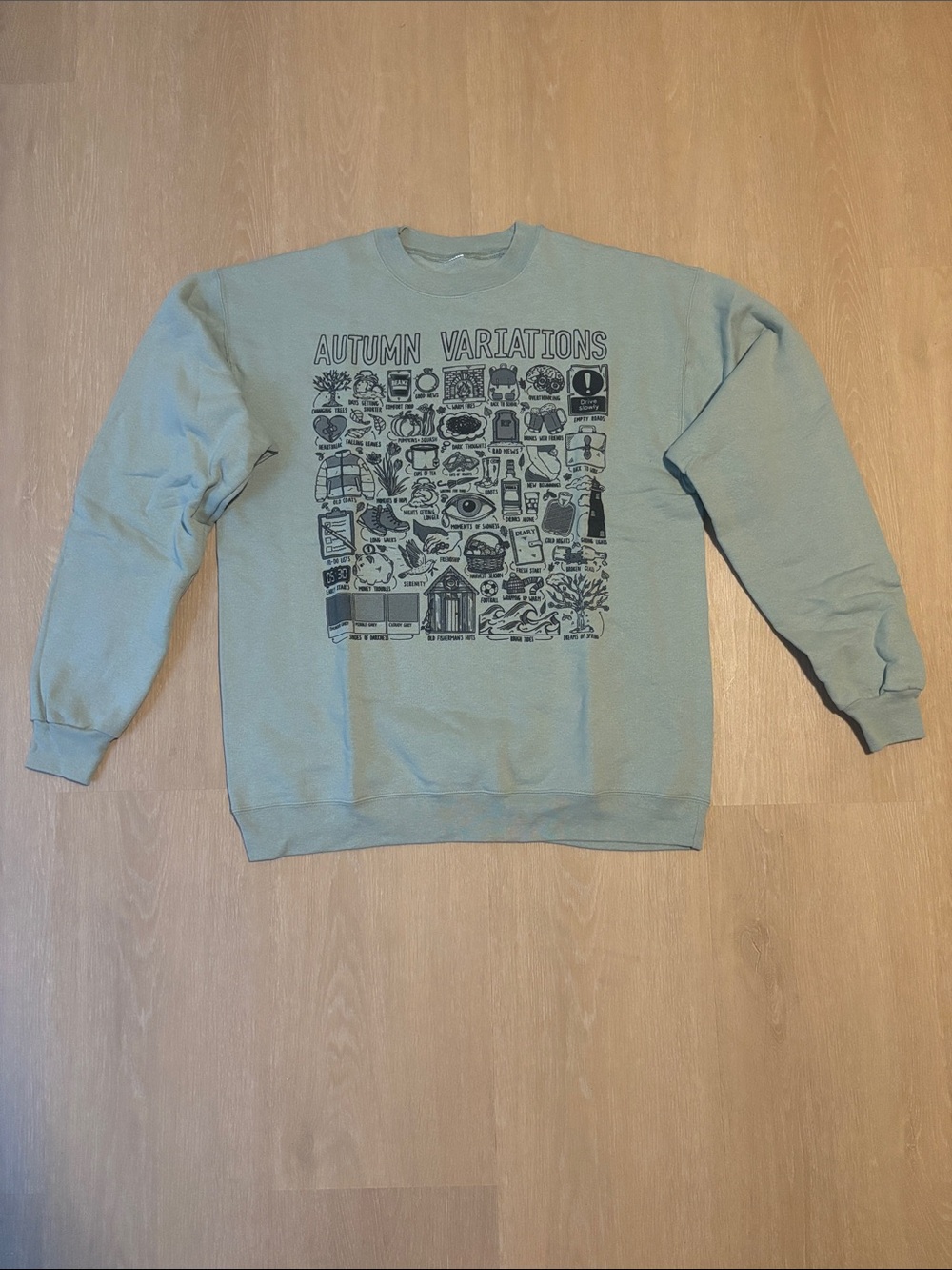 NWOT Ed Sheeran Album Cover Autumn Variations Sweatshirt size Medium